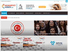 Tablet Screenshot of memuriyethaber.com